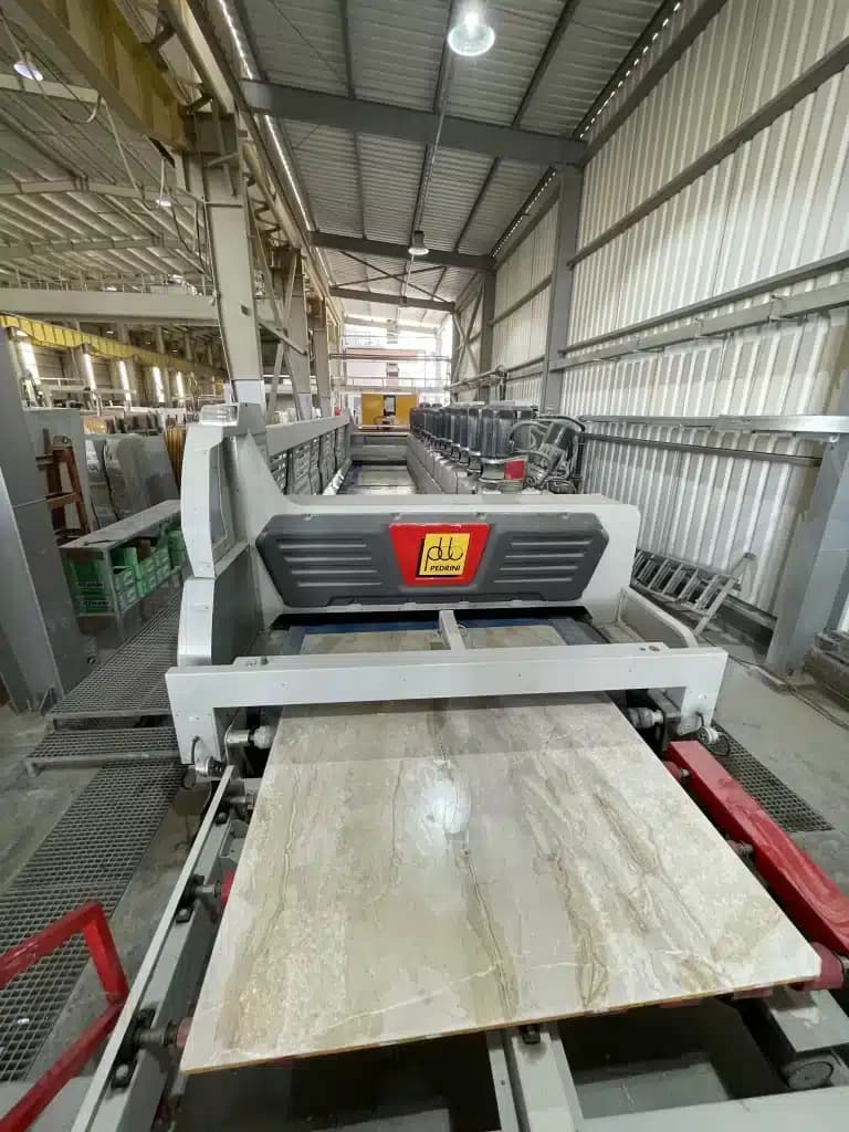 Marble polishing at TAHA Global Stones